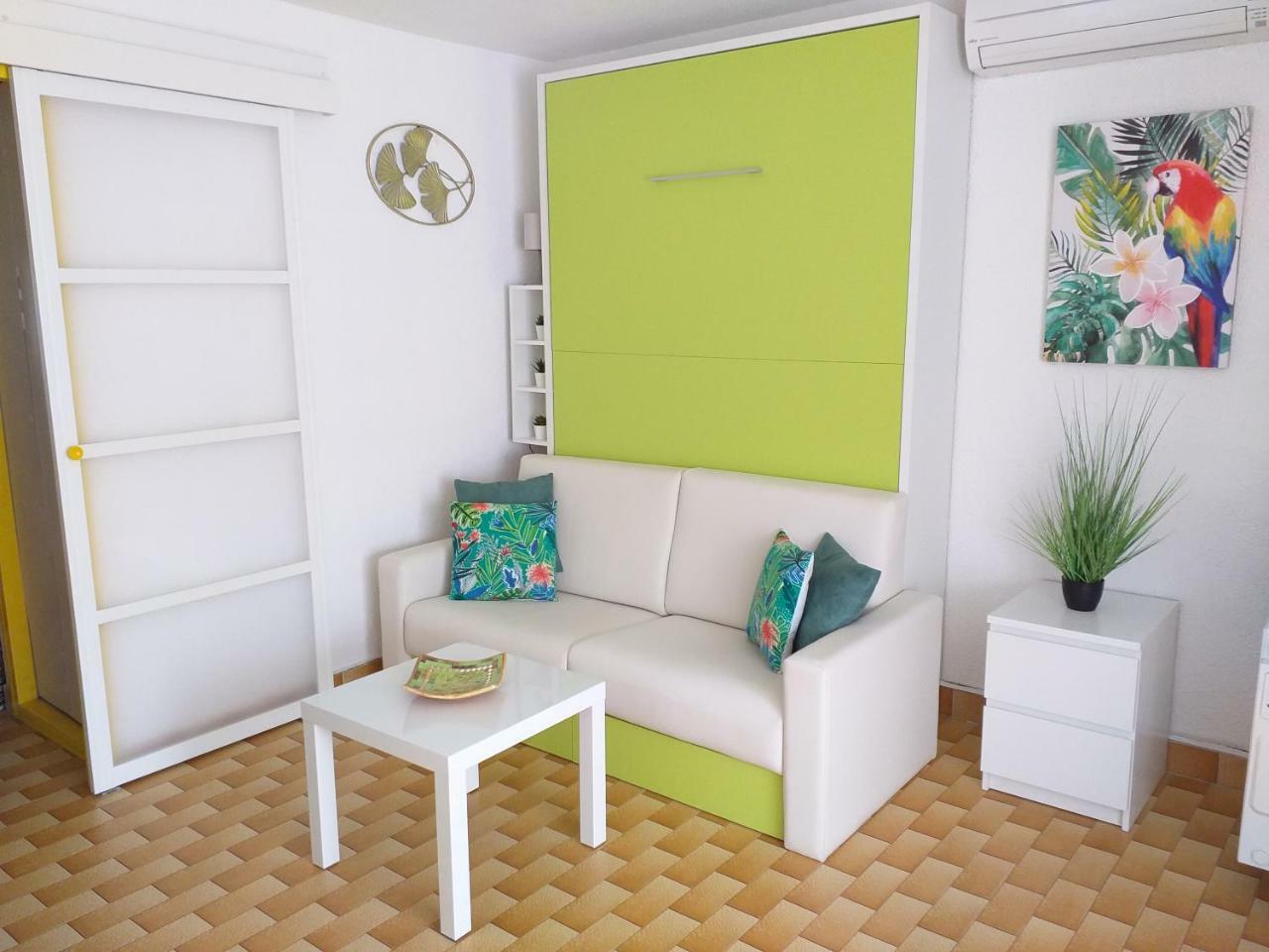 Studio De 25M2 Tout Equipe A 250M Du Bord De Mer La Grande Motte Bagian luar foto